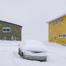 日本北海道雪景风光