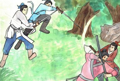 比试 武打 武术 比拼 古风 古装 