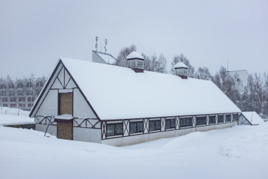 日本北海道雪景风光
