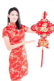 中国新年女生
