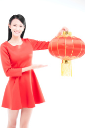 中国新年女生