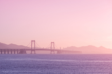 跨海大桥建筑风光