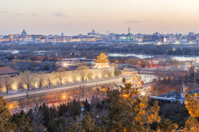 北京城市夜景