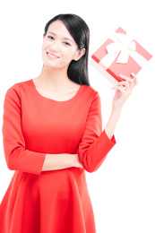 中国新年女生肖像