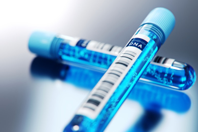 血液检测，高科技生物学研究检测的概念。