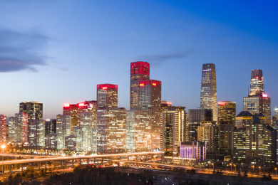 北京城市夜景