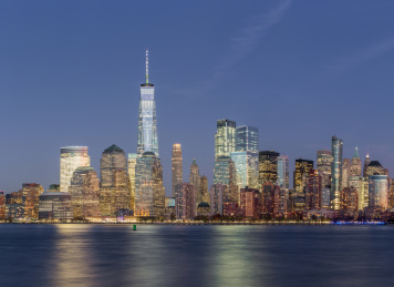 美国纽约城市夜景