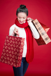 中国新年女生肖像