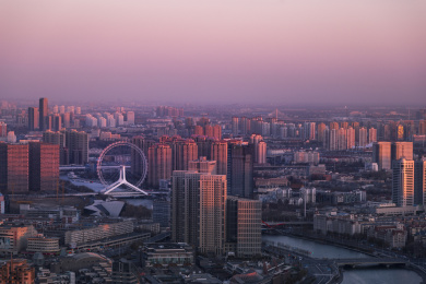 天津之眼建筑风光