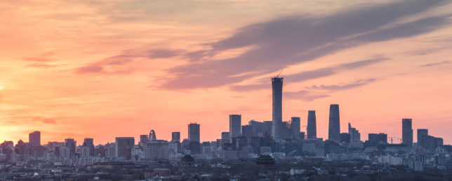 北京国贸CBD朝霞