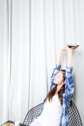 中国年轻女生肖像