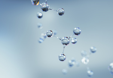 类似显微镜下的分子结构的背景。