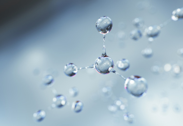 类似显微镜下的分子结构的背景。