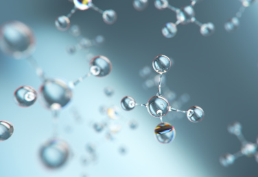 类似显微镜下的分子结构的背景。