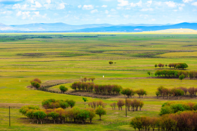 内蒙古呼伦贝尔沿途美景