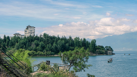 云南大理苍山洱海风光