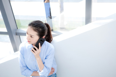 写字楼里的年轻白领