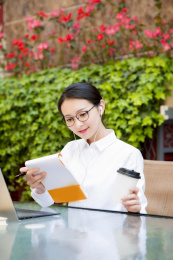 工作状态的白领女性