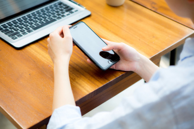 工作状态的白领女性