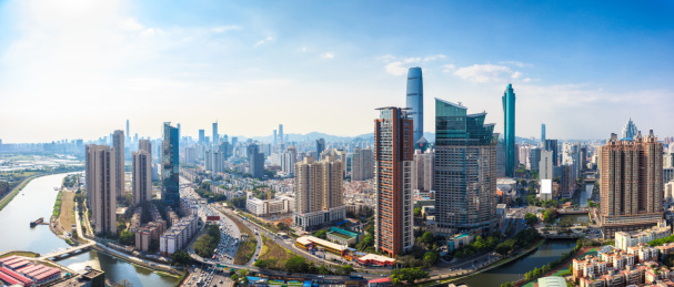 深圳天际线全景图