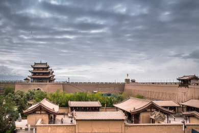 嘉峪关建筑风光