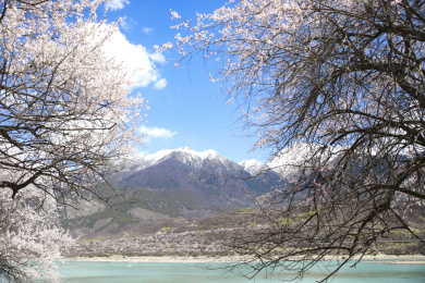 西藏风光雅鲁藏布江大峡谷风景照
