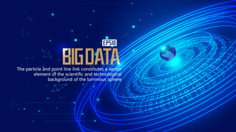 宇宙星空、三维数码地球、01数字、发光光圈构图世界网络大数据抽象背景