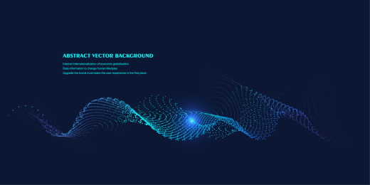 点阵抽象矢量图，互联网科技抽象背景图，互联网与大数据背景图