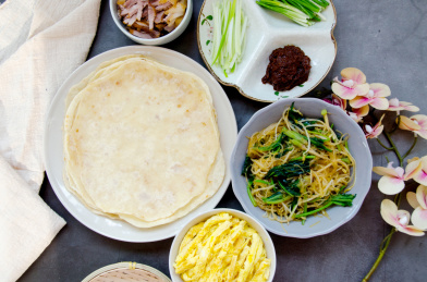 中式美食春饼