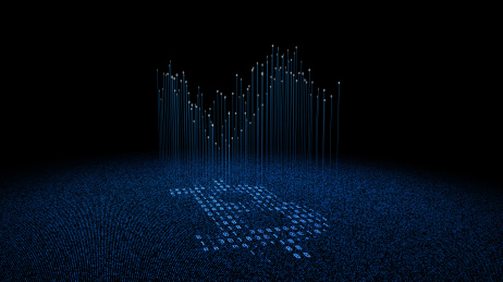 网络数据传输，二进制代码组成的比特币