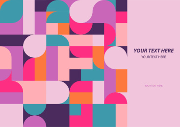 Vector modern geometrical abstract background
