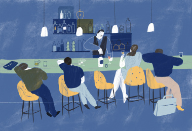 酒吧 bar 宿醉  夜生活  借酒消愁 蓝色调 不眠夜 Friday night 