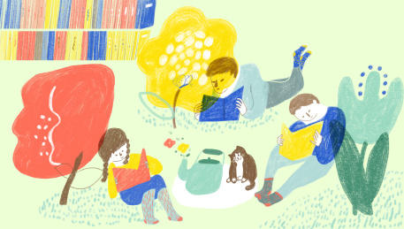 阅读 童年 阅览室 童书 成长学习 教育 儿童 