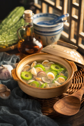 24节气_芒种_苦瓜蛤蜊汤