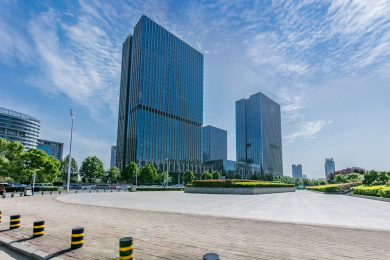 安徽省合肥市都市高楼建筑景观