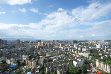 邵阳城市天际线