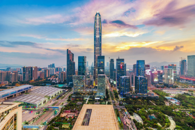 深圳市中心天际线