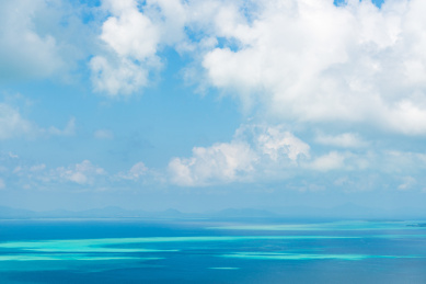 仙本那海面风景
