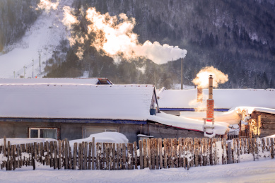 雪乡的炊烟