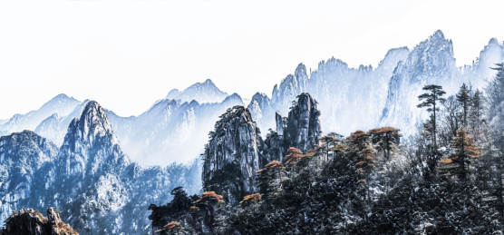 安徽省黄山市黄山风景区北海大峡谷自然景观