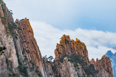 安徽省黄山市黄山风景区西海大峡谷自然景观 