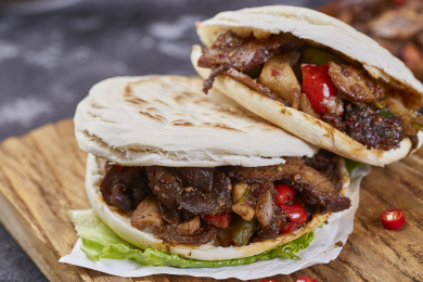 美味可口的肉夹馍