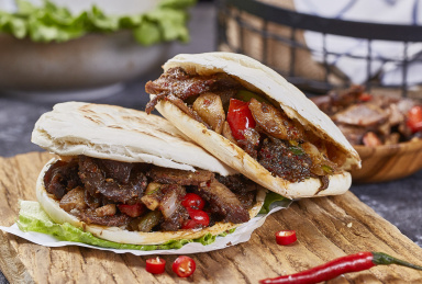 美味可口的肉夹馍