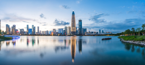 深圳南山区人才公园夜景