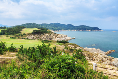 刘公岛海岸风景