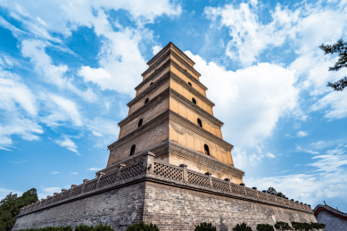 西安大雁塔全景