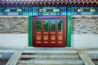 刘公岛博览园中国传统红门