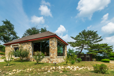 刘公岛的英商海滨别墅  石头房建筑