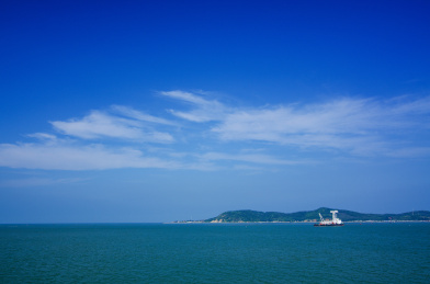 中国山东烟台长岛县南长山岛外海面