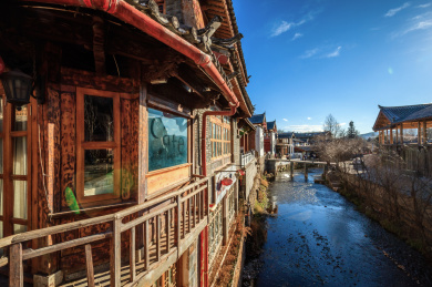 中国云南丽江束河古镇